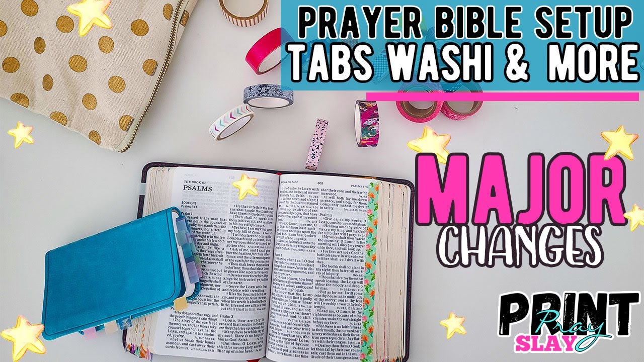 How to Apply Washi Tape on the Edge of Your Bible Page - A Bible Journaling  Technique Tutorial 