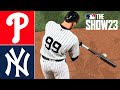 Phillies vs. Yankees - MLB The Show 23 Simulation (4/3/23)