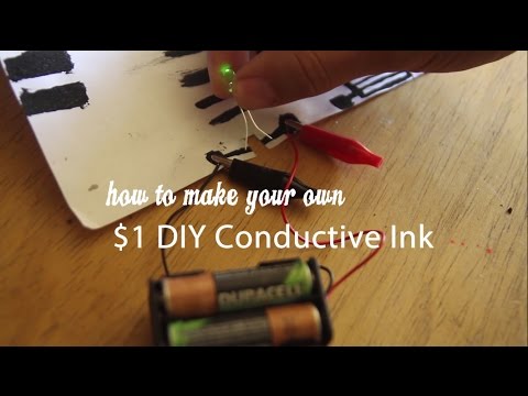 $1 DIY Conductive Ink and Paint (Non Toxic, homemade, cheap!) - Makerboat.com