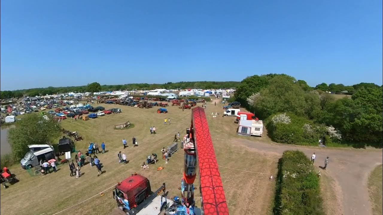Aerial view at Laughton Cuckoo show 2023. YouTube