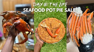 SOME PEOPLE ARE AWFUL! Prep w/Me for My Seafood Pot Pie Sale - Labels, Containers, Groceries + MORE