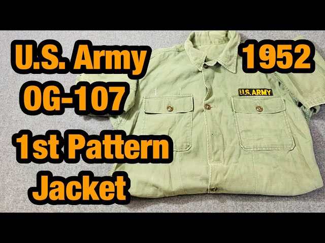 OG 107 Uniform 1st Pattern Jacket (shirt) U.S Army 1952-61