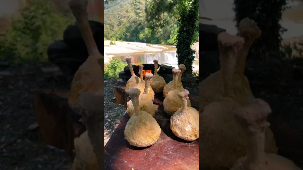 Çıtır tavuk lolipop / crispy chicken lollipop / cooking in nature videos