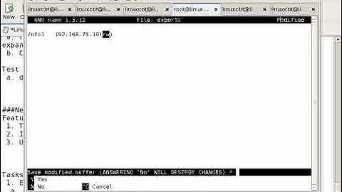 Redhat Enterprise linux 5 NFS-Part1