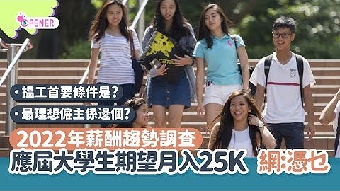 薪酬趋势调查2022｜毕业生期望平均月薪高达25K　最理想雇主是.. - 天天要闻