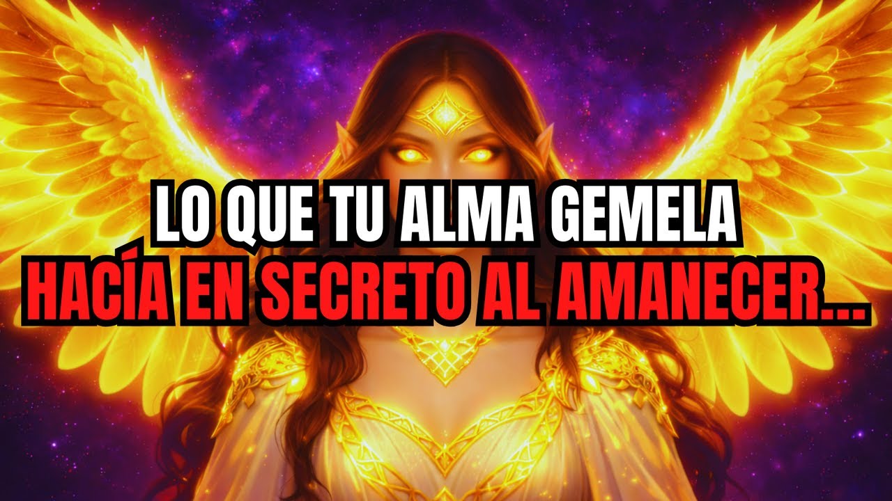 LOS ÁNGELES ADVIERTEN: LO QUE TU ALMA GEMELA HACÍA EN SECRETO AL AMANECER…