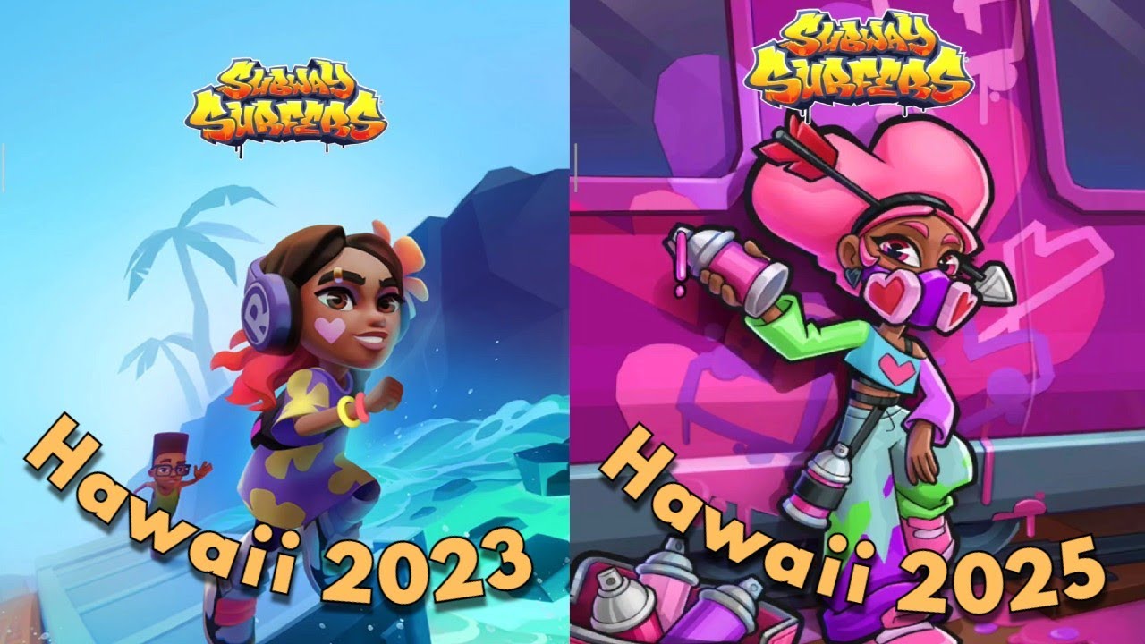 Subway Surfers: Hawaii Showdown 2023 Vs 2025