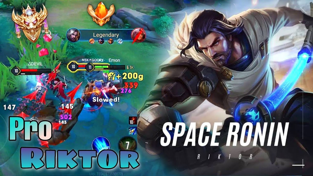 AoV : Riktor Highlights || Riktor Space Ronin Skin Highlight - Arena of ...