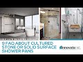 Frequently Asked Questions About Shower Base Pans: Installation, Colors, Size, Etc.