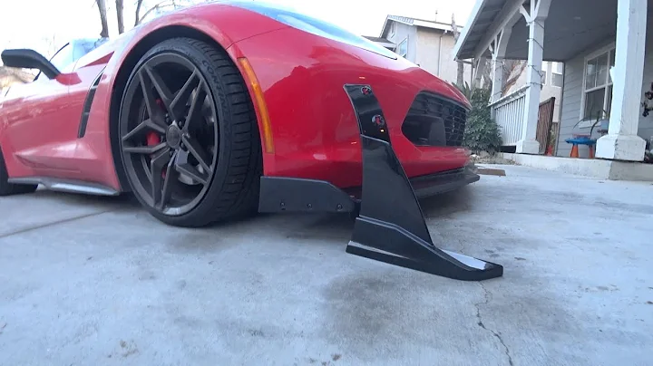ADDING ZR1 3.5 WINGLETS TO MY C7 CORVETTE STINGRAY! HUGE DIFFERENCE!