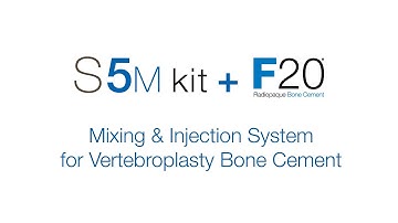 S5M MIXING & INJECTION SYSTEM + F20 VERTEBROPLASTY BONE CEMENT