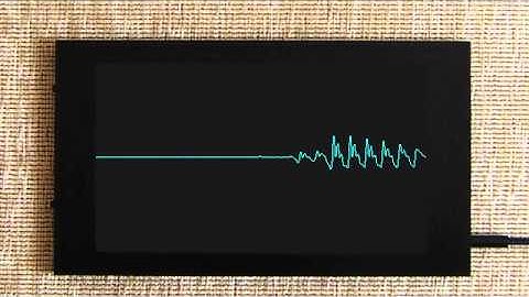 Real time wave visualizer 7 inch