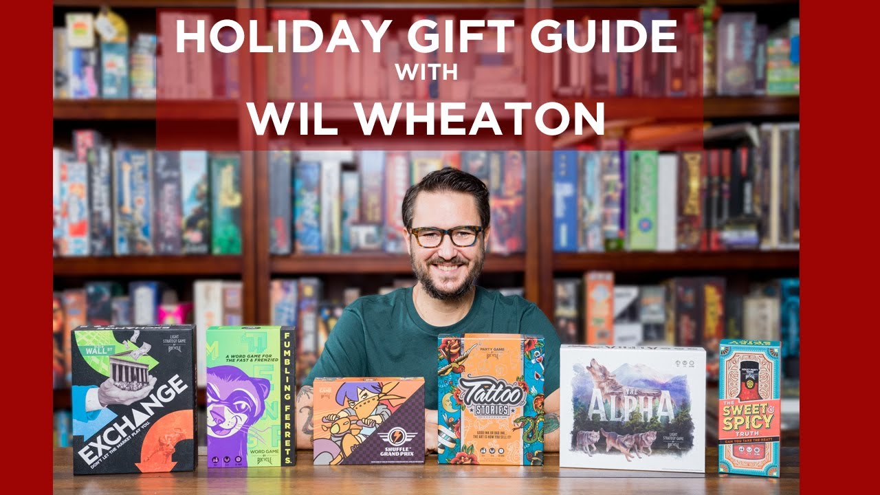 Wil Wheaton's Board Game Holiday Gift Guide 2020 YouTube