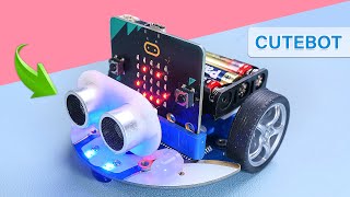 เขียนโปรแกรมควบคุมหุ่นยนต์ Cutebot micro:bit หลบหลีกสิ่งกีดขวางอัตโนมัติ