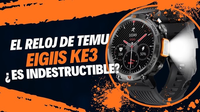 Eigiis Ke3 Outdoor Smartwatch Con Linterna + Brújula Militar