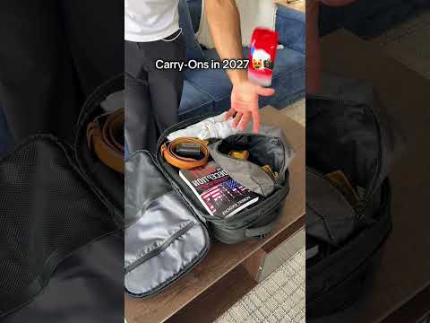 Airlines DO NOT like this travel backpack ✈️🤩❤️ #travelhack #traveloge #suitcase #travel
