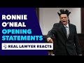 Ronnie O'Neal gives opening statements for his own murder trial | Kenyatta Barron - Ron’niveya Oneal