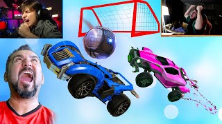 GÜDÜMLÜ TOP AMA GİDEREK HIZLANIYOR! | 6 KİŞİ EKİP ROCKET LEAGUE screenshot 5