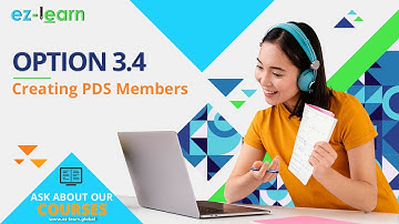 TSO ISPF - Option 3.4 - Creating PDS Members