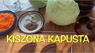 KISZONA KAPUSTA BEZ UBIJANIA, łatwy i prosty przepis na kapustę kiszoną.Kamionka, sauerkraut