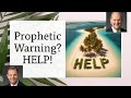 Prophetic warning  palm leaves help message