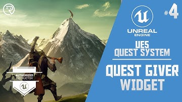 Unreal Engine 5 Tutorial - Quest System Part 4: Quest Giver Widget