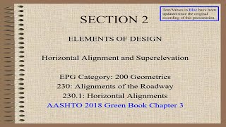 Celebrity 04 Roadway Geometrics   Section 2   Class Video Profile