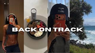 GETTING BACK INTO ROUTINE: healthy breakfasts | upperbody workout