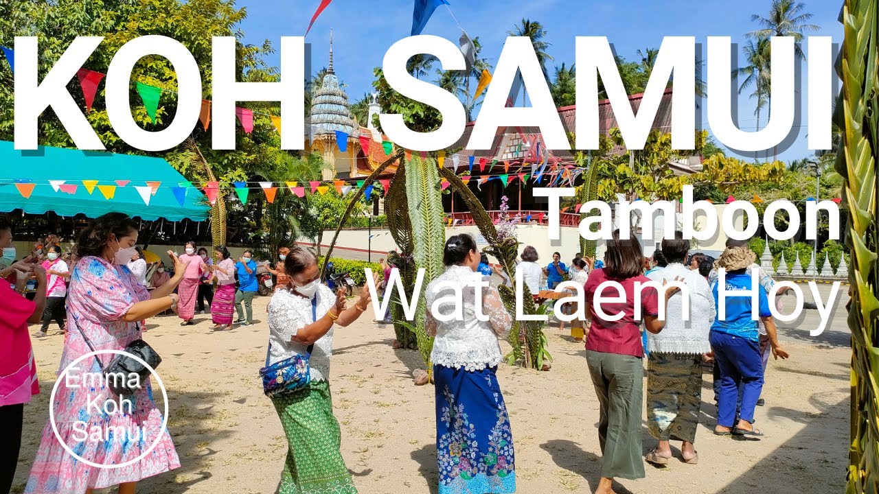 Wan Tamboon au temple Wat Laem Hoy à Koh Samui
