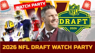 🚨LIVE🚨 2026 NFL Draft Watch Party | News &amp; Rumors | Commanders Wire