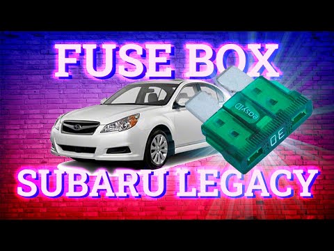 Subaru Legacy (2010-2014) fuse box diagrams