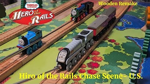 Thomas and Friends - Hiro of the Rails Chase Scene Wooden Railway Remake U.S.