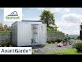 Vidéo: Abri métal Avantgarde A3 - 180x300cm extérieur