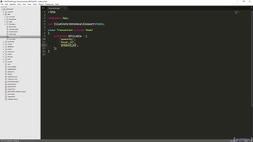 Laravel api development Implementing The Properties for Transaction_learnTube