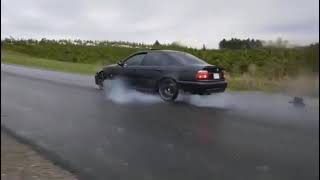 Bmw E39 Бернаут