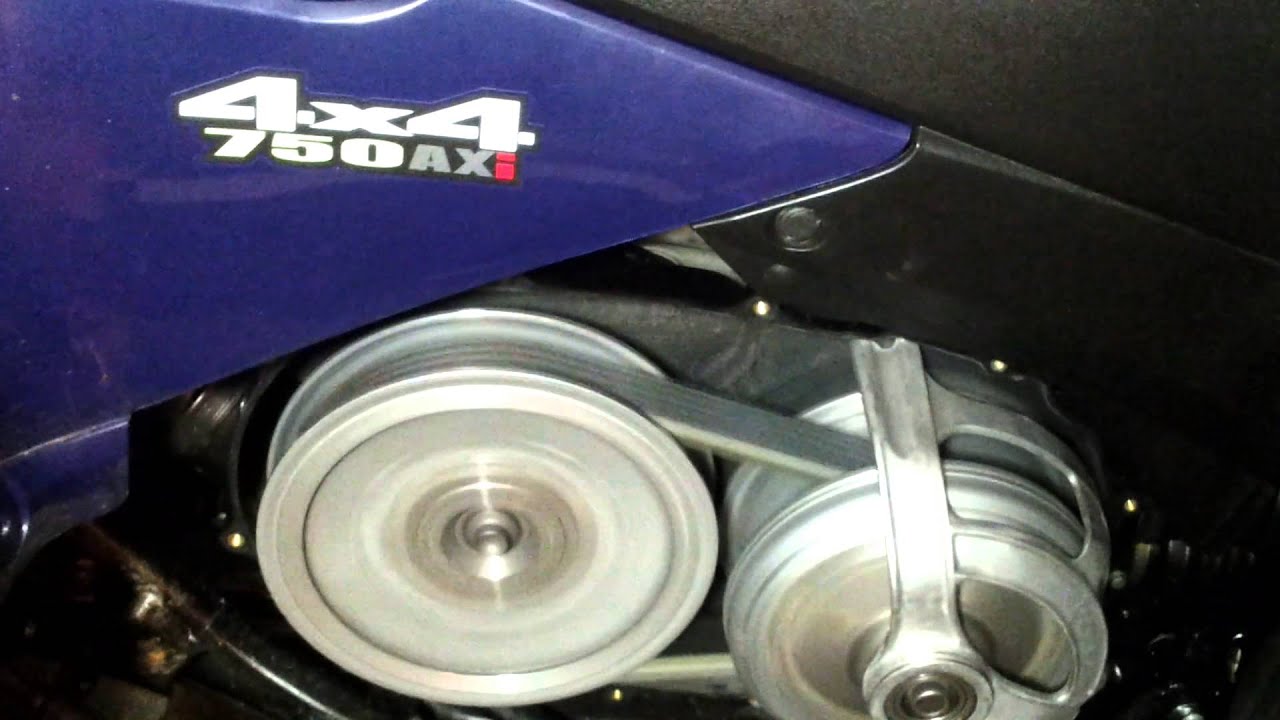 Suzuki King Quad 750 CVT test nach Riemenwechsel YouTube