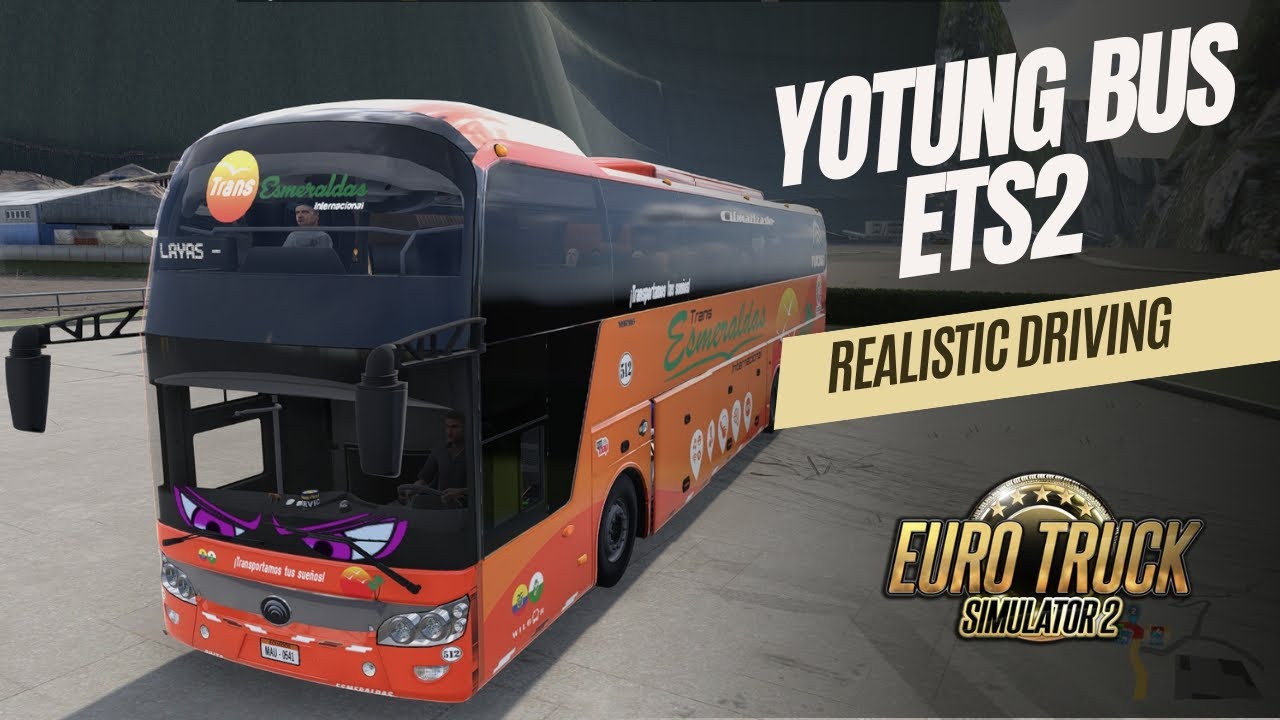 YUTONG Bus Tourism in the Map | ETS2 - Realistic Driver with Logitech G29