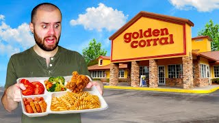 I Only Ate Golden Corral BUFFET For 24 HOURS CHALLENGE!