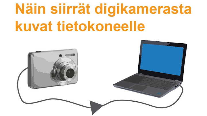 VTKL SeniorSurf: Näin siirrät digikamerasta kuvat tietokoneelle