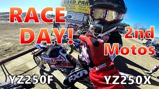 Racing the YZ250X & YZ250F - RM Vintage MX Club at Aztec, 2nd Motos