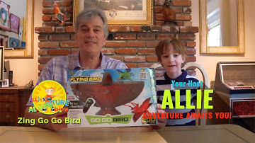 Father and Son Zing RC Radio Controlled GO GO Bird Unboxing