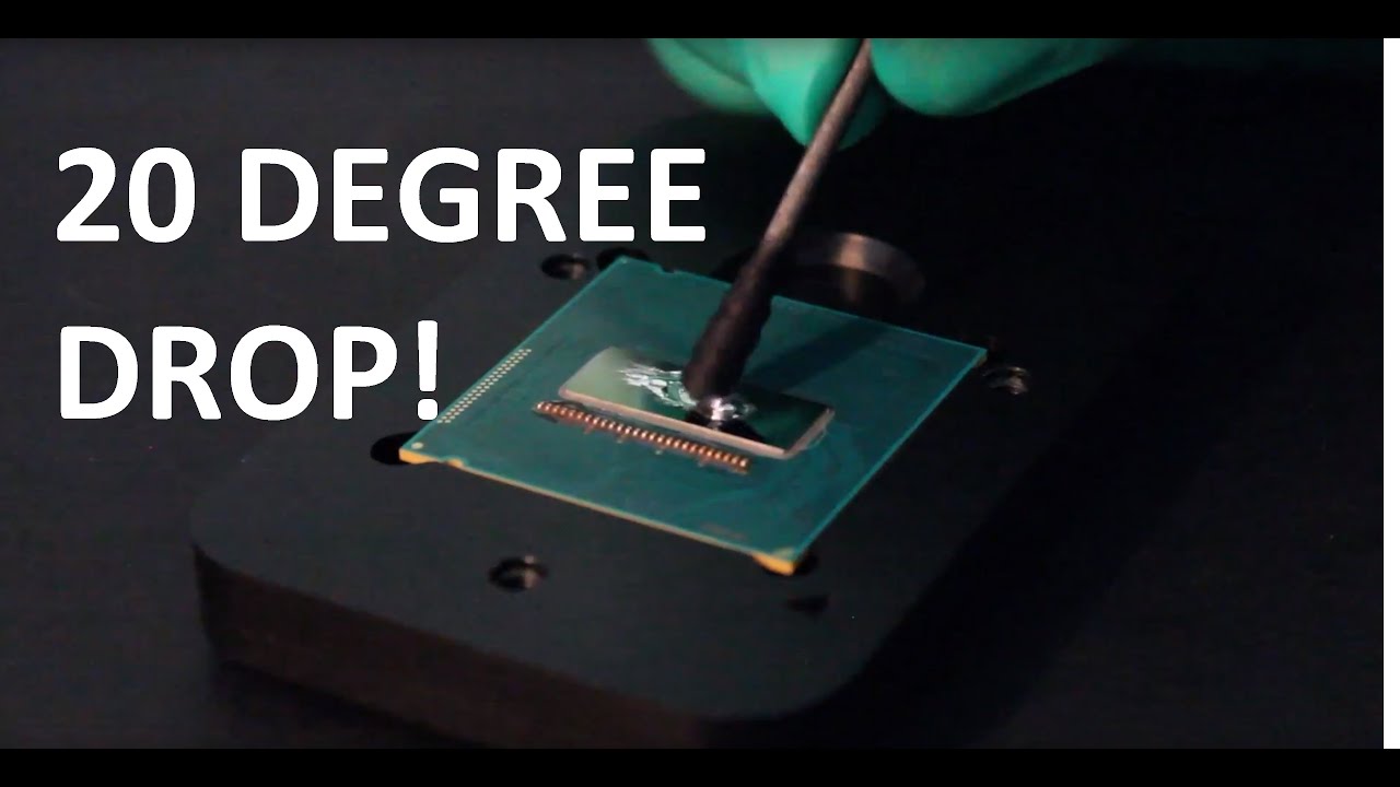 I7 4770k Delid Tutorial Degrees Drop Youtube