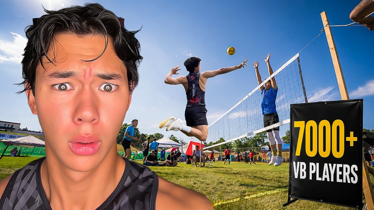 Playing in the BIGGEST VOLLEYBALL Tournament in the World | A Day in the Life of a Volleyball Player