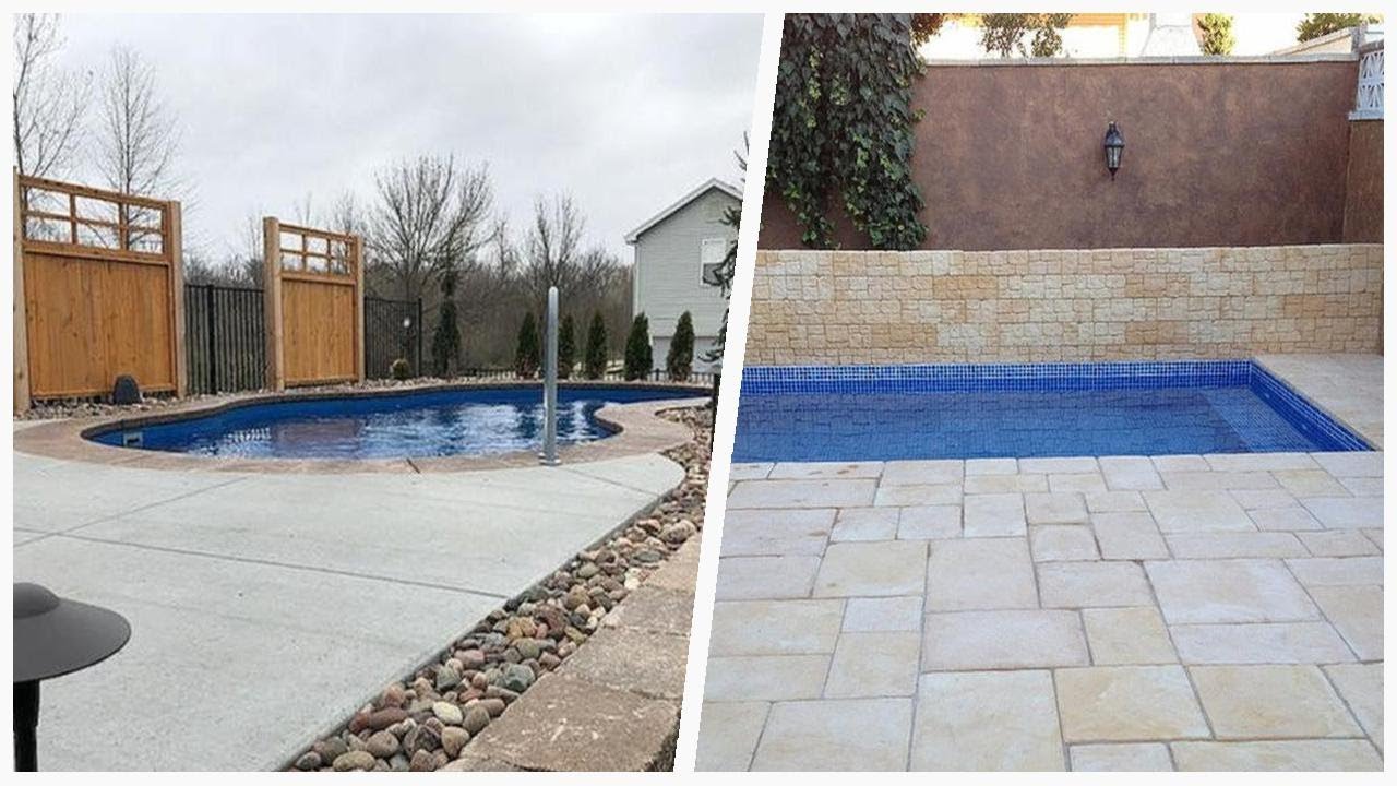 75 Small White Pool Design ☆ - YouTube