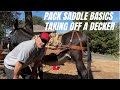 How to Take Off a Decker Pack Saddle