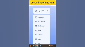 Drop-down Menu Using Css Button in html CSS || Css animation || #coding #css3 #html5css3 #virelshort