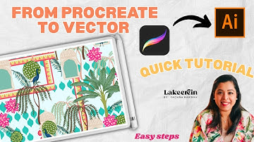 How to Convert Procreate Illustrations into Vector (using Adobe Illustrator) | Step-by-Step Process