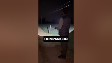 😳#experiment #torchlight #torch #campinglight #mz #flashlight #longrangetorch #longrange #armytorch