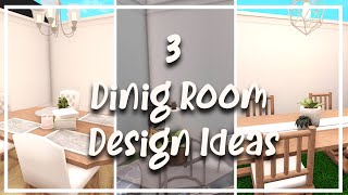 3 Dining Room Design Ideas | Welcome to Bloxburg