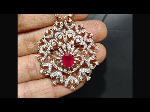 Tanishq Diamond Pendants